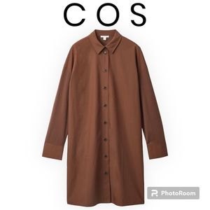 Midi / Maxi button down shirt dress COS NWOT